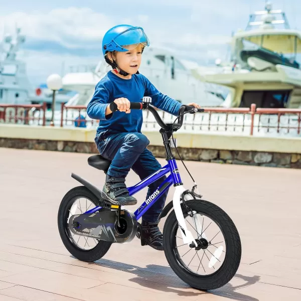 INFANS Kids Bike 14 16 18 Inch with 95% Assembled, Adjustable Seat, Balance or Training Wheels, Coaster Brake, Toddler Children Bicycle for 4 to 8 Years Old Boys Girls