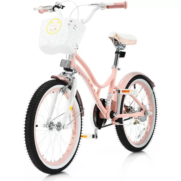 INFANS Kids Bike 14 16 18 Inch with 95% Assembled, Adjustable Seat, Balance or Training Wheels, Coaster Brake, Toddler Children Bicycle for 4 to 8 Years Old Boys Girls