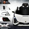 imageINFANS 12V Licensed Lamborghini Sian Kids Ride On Car with Parent Remote Control Spring Suspension MP3 Player Electric Toy Roadster Carbon Fiber Textured for Toddler RedWhite