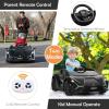 imageINFANS 12V Licensed Lamborghini Sian Kids Ride On Car with Parent Remote Control Spring Suspension MP3 Player Electric Toy Roadster Carbon Fiber Textured for Toddler RedBlack