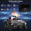 imageINFANS 12V Licensed Lamborghini Sian Kids Ride On Car with Parent Remote Control Spring Suspension MP3 Player Electric Toy Roadster Carbon Fiber Textured for Toddler RedBlack
