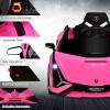 imageINFANS 12V Licensed Lamborghini Sian Kids Ride On Car with Parent Remote Control Spring Suspension MP3 Player Electric Toy Roadster Carbon Fiber Textured for Toddler RedPink