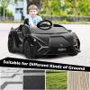imageINFANS 12V Licensed Lamborghini Sian Kids Ride On Car with Parent Remote Control Spring Suspension MP3 Player Electric Toy Roadster Carbon Fiber Textured for Toddler RedBlack