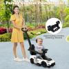 imageINFANS 3 in 1 Push Car for Toddlers Licensed Maserati Baby Stroller Sliding Walking Car with Push Handle Horn Music Underneath Storage FoottoFloor Ride on Toys for Boys Girls WhiteWhite