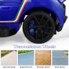 imageINFANS 3 in 1 Push Car for Toddlers Licensed Maserati Baby Stroller Sliding Walking Car with Push Handle Horn Music Underneath Storage FoottoFloor Ride on Toys for Boys Girls WhiteBlue