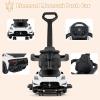 imageINFANS 3 in 1 Push Car for Toddlers Licensed Maserati Baby Stroller Sliding Walking Car with Push Handle Horn Music Underneath Storage FoottoFloor Ride on Toys for Boys Girls WhiteWhite