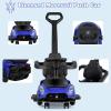 imageINFANS 3 in 1 Push Car for Toddlers Licensed Maserati Baby Stroller Sliding Walking Car with Push Handle Horn Music Underneath Storage FoottoFloor Ride on Toys for Boys Girls WhiteBlue