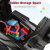 imageINFANS 3 in 1 Ride on Push Car Licensed Lamborghini Baby Stroller Sliding Walking Car with Parent Control Handle Music Headlight Under Seat Storage Kids FoottoFloor Toy for 1860 Months PinkBlack