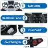 imageINFANS Kids Ride on ATV 12V 4 Wheeler Quad Toy Vehicle with Music Horn High Low Speeds LED Lights Electric Ride On Toy Battery Powered Wheels Car for Kids Over 3 Years Old BlueBlack