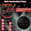 imageINFANS Kids Ride on Car Truck with 24G Remote Control 12V Battery Powered Electric Cars for Kids w3 Speeds Battery Display LED Lights Safety Belt Music ampamp Horn BluetoothFMUSB RedRed