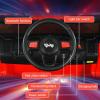imageINFANS Kids Ride on Car Truck with 24G Remote Control 12V Battery Powered Electric Cars for Kids w3 Speeds Battery Display LED Lights Safety Belt Music ampamp Horn BluetoothFMUSB RedRed