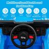 imageINFANS Kids Ride on Car Truck with 24G Remote Control 12V Battery Powered Electric Cars for Kids w3 Speeds Battery Display LED Lights Safety Belt Music ampamp Horn BluetoothFMUSB RedBlue