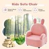 imageINFANS Kids Sofa Toddler Armchair Chair with Solid Sturdy Wood Construction Plush Fabric Upholstered Children Armrest Couch for Nursery Kindergarten Playroom Preschool Gift for Boys Girls