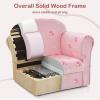 imageINFANS Kids Sofa Toddler Armchair Chair with Sturdy Wood Construction Cartoon Pattern Upholstered Children Armrest Couch for Nursery Kindergarten Playroom Preschool Gift for Boys GirlsUnicorn