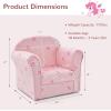 imageINFANS Kids Sofa Toddler Armchair Chair with Sturdy Wood Construction Cartoon Pattern Upholstered Children Armrest Couch for Nursery Kindergarten Playroom Preschool Gift for Boys GirlsUnicorn