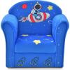 imageINFANS Kids Sofa Toddler Armchair Chair with Sturdy Wood Construction Cartoon Pattern Upholstered Children Armrest Couch for Nursery Kindergarten Playroom Preschool Gift for Boys GirlsRocket