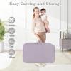 imageINFANS 3 in 1 Baby Bassinet Bedside Sleeper with Comfy Mattress Wheels 6 Height Adjustable Storage Basket Travel Bag Portable All Mesh Crib for Newborn Infant PinkGrey