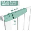 imageINFANS Baby Gate 275quot47quot Extra Wide Safety Banister Fence for Doorway Stairs House Pressure Mounted Walk Through Gate for Child Kids Pets Auto Close Easy Install No Drilling