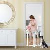 imageINFANS Baby Gate 275quot47quot Extra Wide Safety Banister Fence for Doorway Stairs House Pressure Mounted Walk Through Gate for Child Kids Pets Auto Close Easy Install No Drilling