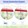 imageINFANS 2 Seat Swing Stand Set 550 lbs Heavy Duty Metal Swing Frame Extra Large AFrame Swing Stand for Kids and Adult Indoor Outdoor Activity Backyard Playground