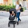imageINFANS 2 in 1 Baby Stroller Newborn Convertible Stroller Bassinet for Infant Foldable High Landscape Shock Absorption with Reversible Seat Aluminum Structure for Toddler Pushchair 036 MonthBlack