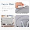 imageINFANS 8 in 1 Baby High Chair Convertible Highchair for Babies and Toddlers Infant Dining Booster Seat Building Block Table Kids Stool Table Chair Set with Removable TrayGrey