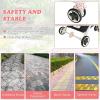 imageINFANS Lightweight Baby Stroller Compact Stroller with OneHand Fold Travel Stroller for Airplane with Cup Holder 5Point Harness Foot Cover Canopy Infant Stroller for 036 Month PinkPink