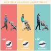 imageINFANS Lightweight Baby Stroller Compact Stroller with OneHand Fold Travel Stroller for Airplane with Cup Holder 5Point Harness Foot Cover Canopy Infant Stroller for 036 Month PinkGrey