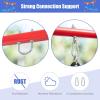 imageINFANS Swing Stand 550 lbs Heavy Duty Metal Swing Frame Extra Large AFrame Swing Stand for Kids and Adult Indoor Outdoor Activity Backyard Playground 2 Seats Swing Stand1 Seat Swing Stand