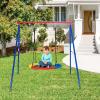 imageINFANS Swing Stand 550 lbs Heavy Duty Metal Swing Frame Extra Large AFrame Swing Stand for Kids and Adult Indoor Outdoor Activity Backyard Playground 2 Seats Swing Stand1 Seat Swing Stand