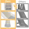 imageINFANS Toddler Slide 3 in 1 Foldable Kids Slide Indoor Slideway with Basketball Hoop Outdoor Climber Freestanding Playset Extra Long Slipping Slope Sturdy Plastic Playground Toy GreyWhite