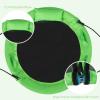 imageNFANS 660lbs 40 Inch Saucer Tree Swing with Pillow Handle Adjustable Hanging Rope Round Flying Swing Seat for Kids Outdoor Round Platform Swing for Backyard PlaygroundGreen