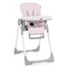 imageINFANS High Chair for Babies ampamp Toddlers Foldable Highchair with Multiple Adjustable Backrest Footrest and Seat Height Removable Tray Detachable PU Leather Cushion Builtin Rear Wheels BlackPink