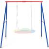 imageINFANS Swing Stand 550 lbs Heavy Duty Metal Swing Frame Extra Large AFrame Swing Stand for Kids and Adult Indoor Outdoor Activity Backyard Playground 2 Seats Swing Stand1 Seat Swing Stand