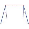 imageINFANS Swing Stand 550 lbs Heavy Duty Metal Swing Frame Extra Large AFrame Swing Stand for Kids and Adult Indoor Outdoor Activity Backyard Playground 2 Seats Swing Stand2 Seats Swing Stand