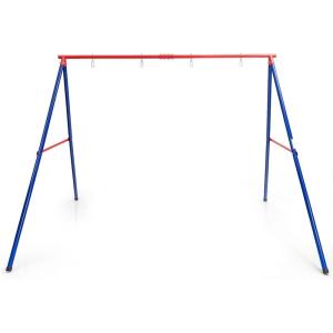 imageINFANS Swing Stand 550 lbs Heavy Duty Metal Swing Frame Extra Large AFrame Swing Stand for Kids and Adult Indoor Outdoor Activity Backyard Playground 2 Seats Swing Stand2 Seats Swing Stand