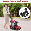 imageINFANS 3 in 1 Ride on Push Car Licensed Lamborghini Baby Stroller Sliding Walking Car with Push Handle Music USB Headlight Under Seat Storage Kids FoottoFloor Toy for 1860 Months WhiteRed