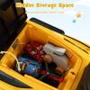 imageINFANS 3 in 1 Ride on Push Car Licensed Lamborghini Baby Stroller Sliding Walking Car with Push Handle Music USB Headlight Under Seat Storage Kids FoottoFloor Toy for 1860 Months WhiteYellow