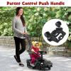 imageINFANS 3 in 1 Ride on Push Car Licensed Lamborghini Baby Stroller Sliding Walking Car with Push Handle Music USB Headlight Under Seat Storage Kids FoottoFloor Toy for 1860 Months WhiteBlack