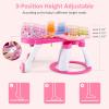 imageINFANS 3 in 1 Walk Around Baby Activity Center Baby Walker with Play Table Wheels Detachable Seat Cushion 3 Adjustable Heights Learning Toys for Boys Girls Aged 636 Months GreenPink