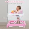 imageINFANS Foldable Baby Walker 3 in 1 Toddler Walker LeaningSeated WalkBehind with Removable Music Tray Adjustable Height Washable Seat Cushion for Boys and Girls Wave PointHeart