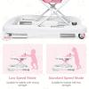 imageINFANS Foldable Baby Walker 3 in 1 Toddler Walker LearningSeated WalkBehind for Boys and Girls Adjustable Speed Rear Wheels Safety Bumper Detachable Seat Cover AntiRollover PinkPink