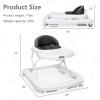 imageINFANS Foldable Baby Walker 3 in 1 Toddler Walker LearningSeated WalkBehind for Boys and Girls Adjustable Speed Rear Wheels Safety Bumper Detachable Seat Cover AntiRollover PinkGrey