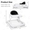 imageINFANS Foldable Baby Walker 3 in 1 Toddler Walker LearningSeated WalkBehind for Boys and Girls Adjustable Speed Rear Wheels Safety Bumper Detachable Seat Cover AntiRollover PinkBlack