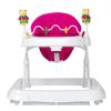 imageINFANS Foldable Baby Walker Toddler Activity Walker Helper with Adjustable Height Safety Belt High Back Padded Seat for Kids Boys and Girls BlueBlue