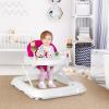 imageINFANS Foldable Baby Walker Toddler Activity Walker Helper with Adjustable Height Safety Belt High Back Padded Seat for Kids Boys and Girls BlueBlue