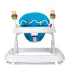 imageINFANS Foldable Baby Walker Toddler Activity Walker Helper with Adjustable Height Safety Belt High Back Padded Seat for Kids Boys and Girls BluePink