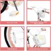 imageINFANS Kids Bike 18 Inch with 95 Assembled Adjustable Seat Balance or Training Wheels Coaster Brake Toddler Children Bicycle for 4 to 8 Years Old Boys GirlsCoral
