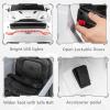 imageINFANS Kids Ride On Car 12V Electric Vehicle Licensed Aston Martin DBX with Remote Control Toddlers Battery Powered Toy Gift with Wheels Suspension Bluetooth LED Lights Music FM USB WhiteWhite
