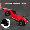 imageLicensed Lamborghini Huracan Ride on Car by INFANS 12V Kids Electric Vehicle Battery Powered Toy with Remote Control LED Lights Spring Suspension Bluetooth MP3 Aged 38 Years YellowRed